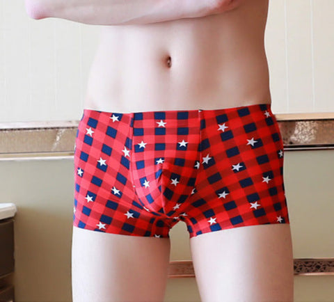 Silky Flannel Banner Men's Boxer Brief Underwear - CLEARANCE
