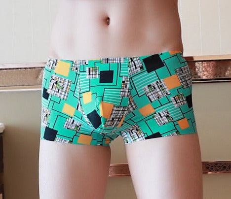 Dare to Stare at the Squares Men's Boxer Brief Underwear - CLEARANCE