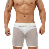 Sheer Delight in White Men's 2-Piece Swimsuit