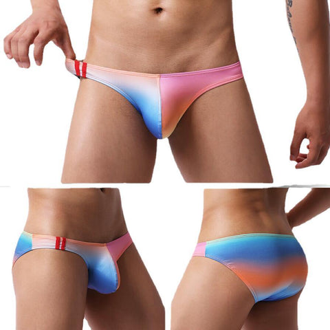 Playful Pastel Men's Bikini Brief Underwear