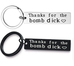 Thanks for the Bomb Keychain/Dog Tag