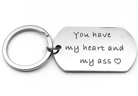You Have My Heart Keychain/Dog Tag