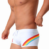 Come Where? Over the Rainbow Men's Swim Boxer Brief