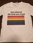 Kiss Whoever the F?!k You Want Unisex T-shirt - Happy Bulge Swim Co.